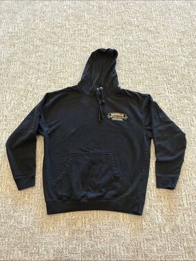 Hoonigan Black Pullover Hoodie - Logo Chest Graphic